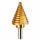 5PCS Step Drill Bits with Titanium Coated